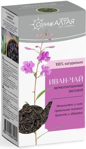 Изображение товара Иван-Чай листовой ферментированный Солнце Алтая 30г Иван-Чай листовой ферментированный Солнце Алтая 30г фотография