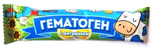 Изображение товара Гематоген форте с витамином C, 40 г Гематоген форте с витамином C, 40 г фотография