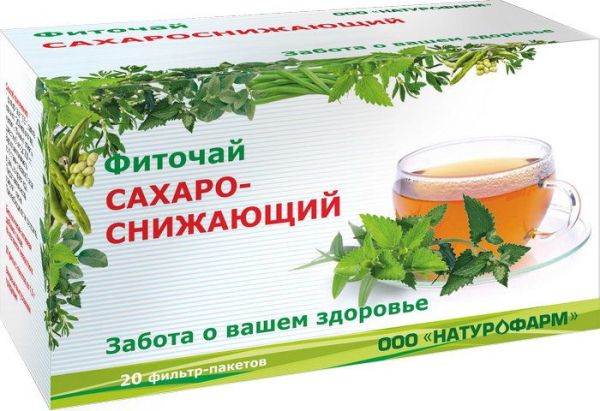 Изображение товара Фиточай сахароснижающий Натурофарм № 20 Фиточай сахароснижающий Натурофарм № 20 фотография